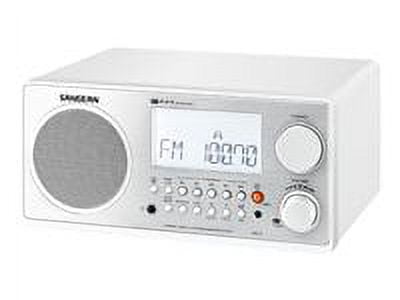 SANGEAN WR-2 WHITE TABLE TOP RADIO