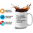 thumbnail image 4 of Scientist Mug White 15oz - Your Inability to Grasp Science is Not - Agronomist Astronomoer Chemist Cytologist Researcher Lab Worker Science Major Student, 4 of 7