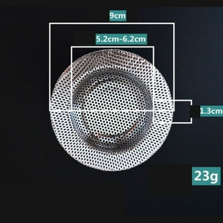 

Beisidaer Kitchen Sink Strainer 304 Stainless Steel Kitchen Sink Drain Strainer Sink Strainers with Large Wide Rim Diameter for Bathtub Sink Shower Food Hair Catcher
