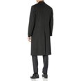 thumbnail image 2 of Adam Baker Men's Single Breasted Luxury Wool Full Length Topcoat - Available in Colors 38 Long, Charcoal, 2 of 2