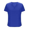 thumbnail image 3 of Aofany Scrubs Sets for Women Medical Uniform Comfy Short Sleeve Tops and Pants with Pockets Two-Pieces Scrubs Sets, 3 of 7