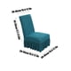 thumbnail image 3 of Funda para silla | Funda elástica para silla de comedor con faldón | Protector de asiento antideslizante para el hogar, la cocina y la oficina | 1 funda de poliéster para muebles de comedor, 3 of 6