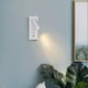 thumbnail image 4 of Luces de pared Dormitorio Lámpara de pared LED blanca Escalera interior Cabecera Aplique de pared Interruptor/LED 3W CREE COB/Pasillo Garajes Hoteles Rotación de 360 ​​​​grados, 4 of 5