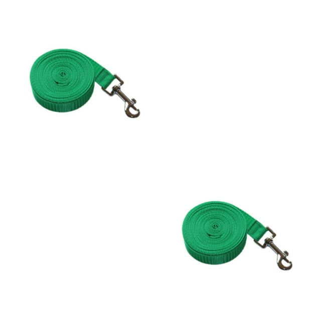 braveheart Nylon Sturdy And Reliable Dog Leash For Outdoor Adventures Leash For Dogs Leash For Pet Convenient green 20m 2Set