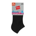 thumbnail image 3 of Hanes Comfort Fit Women's No-Show Socks, 6-Pairs Black 5-9, 3 of 6