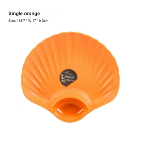 

Shell Shaped Snack Platter Creative Vinegar Dish Shell Bone Spitting Dish Tableware Kitchen Food Sauce Dish Sauce Seasoning Dish