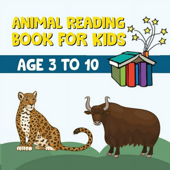 Animal Reading: Book For Kids, (Paperback)