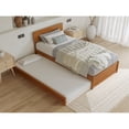 thumbnail image 4 of Wesley Twin XL Platform Bed with Panel Footboard & TXL Trundle in Light Toffee, 4 of 10