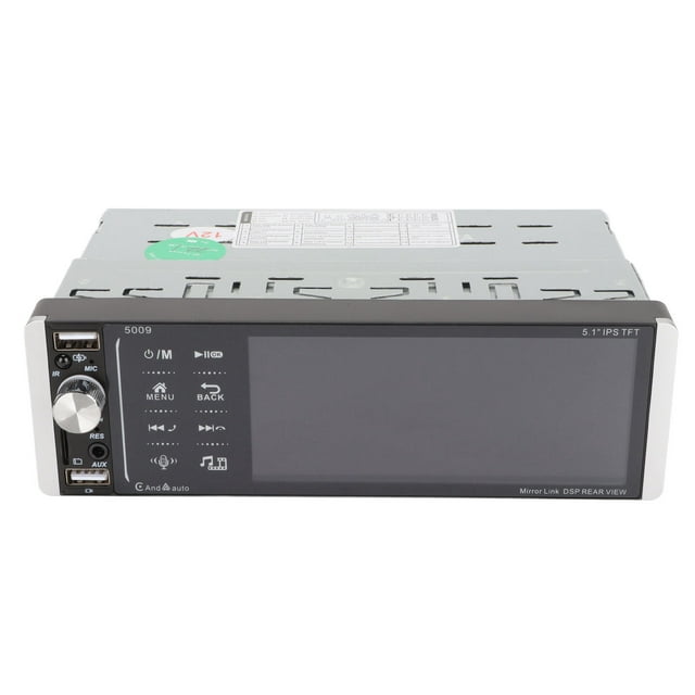 Car Stereo, Single Din Car Player Hands Free Calling with Remote Control for Automobile