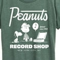 thumbnail image 3 of Peanuts - Record Shop - Women's Short Sleeve Graphic T-Shirt, 3 of 7