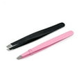 thumbnail image 3 of Flmtop Hair Tweezers Professional Portable Light Slanted Eyebrow Tweezers for Daily Use, 3 of 7