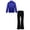 Blue, variant on vastwit Kids Boys Jazz Latin Dance Costume Outfit Sequin Tee Shirt+Pants for Dancing Performance Purple 10