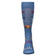 thumbnail image 2 of MeMoi Men's Chicago Rayon From Bamboo Crew Socks - Mens - Male, 10-13, Denim Heather, 2 of 3