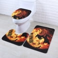 thumbnail image 1 of Floor Mat3pcs /Set Halloween Bath Halloween Toilet Mat Toilet Mat High-End Performance, 1 of 5