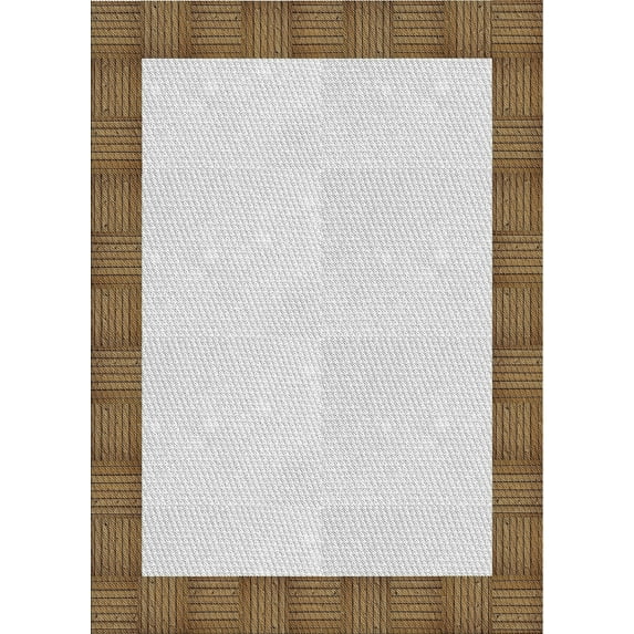 Ahgly Company Indoor Rectangle Patterned Brown Novelty Area Rugs, 2' x 4'