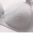 thumbnail image 5 of Womens Full Figure Bras Elder Ladies Large Size Compression Push up Underwire Bra Comfy Breathable Wirefree Underwear, 5 of 7