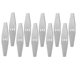 thumbnail image 1 of 10 cuchillas cortadoras de bordes de metal, cuchilla cortadora universal para decoración de jardín, cuchilla de metal ER, 1 of 5