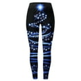 thumbnail image 4 of Fiaer Christmas Womens Leggings Santa Funny Graphic Fashion Pants High Waisted Slim Fit Cozy Tight Trousers Blue XXL, 4 of 4