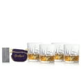 thumbnail image 1 of Crown Royal Whisky Stones Set, 8 Chilling Rocks, 4 Glasses With Velvet Bag, 1 of 4