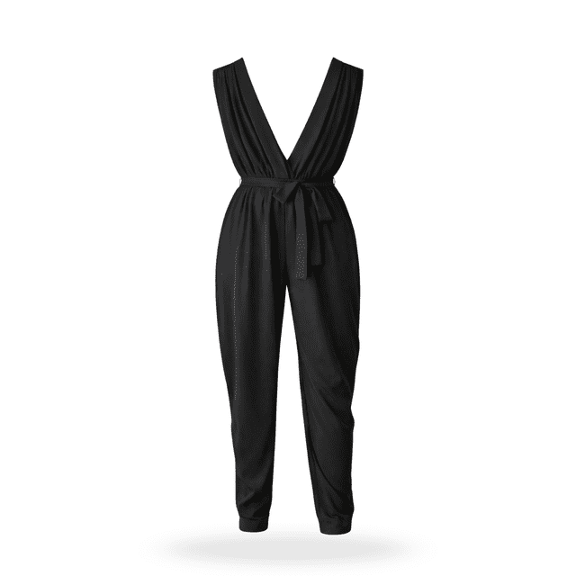 Palazzo Drapeado negro Ch