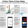 thumbnail image 4 of Controlador LED Zigbee 3.0 WiFi 2,4 GHz RGBCCT Tira de LED Tuya Gateway Bridge Control de Voz DC5V-24V, 4 of 5