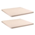 thumbnail image 1 of Visland 2 Pcs Stretchy Fitted Table Cover 34x34 Inch Square Tablecloth with Elastic Edge Table Cloth for Kitchen Dining Picnic Patio Outdoor Party Tables, 1 of 8