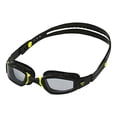 thumbnail image 3 of Gafas de natación Phelps Ninja Smoke Lens color negro y amarillo, 3 of 7