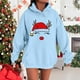 thumbnail image 5 of MHFRRA Sudadera con Capucha para Parejas, Divertida y A Juego, de Manga Larga, Estilo Informal y Deportivo Azul, 5 of 5