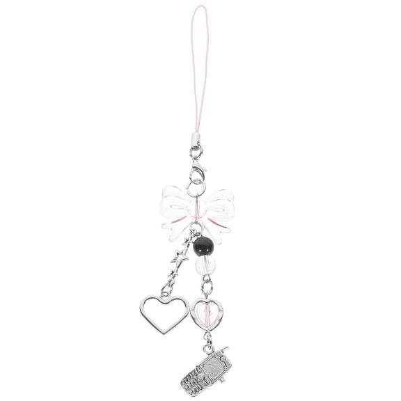 HONITANO 1Pcs Pink Phone Charms Strap for Girls