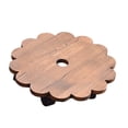 thumbnail image 3 of Support de Jardinière en Bois Mobile avec Roues Support de Pot de Fleurs, 3 of 7