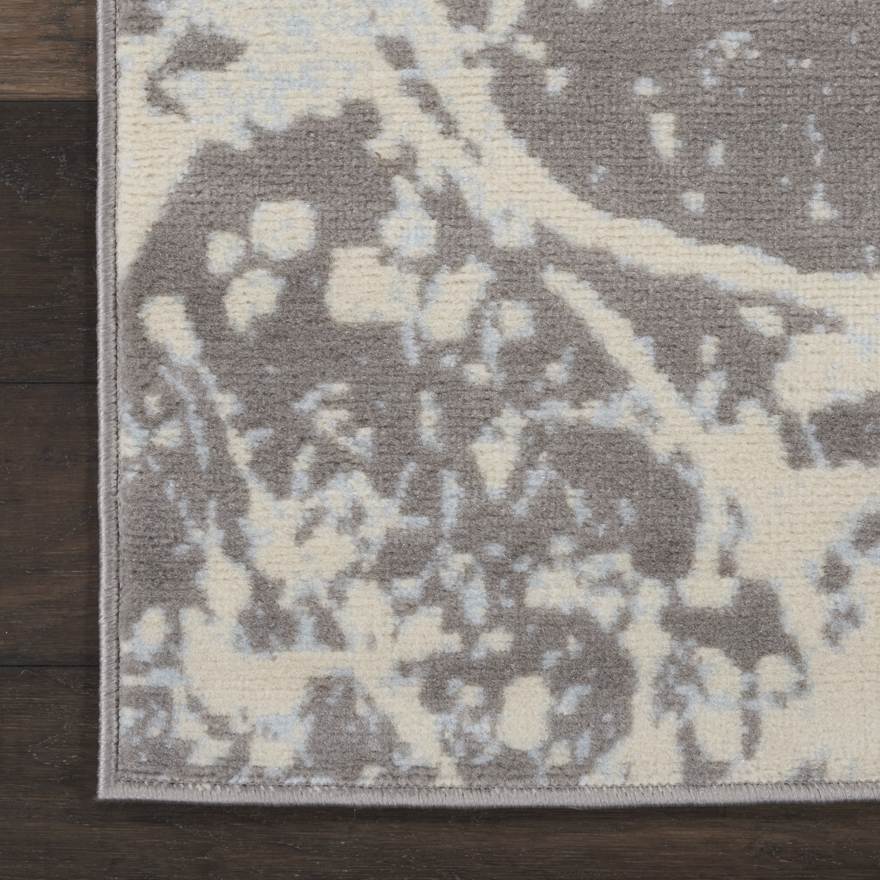 Walmart Bliss Transitional Trellis Grey 2' x 4' Area Rug, (2' x 4')