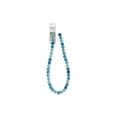 thumbnail image 1 of John Bead EJ SP 16" 10mm Rnd Mat Bleu Teint en Agate, 1 of 1