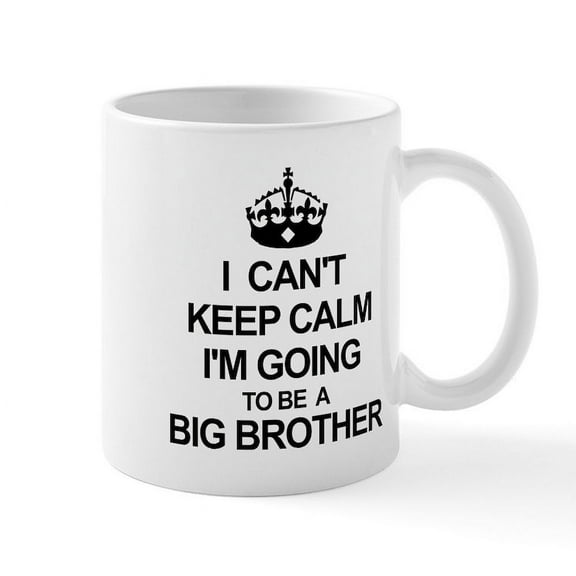 CafePress - Im Going To Be A Big Brother Mugs - 11 oz Ceramic Mug - Novelty Coffee Tea Cup