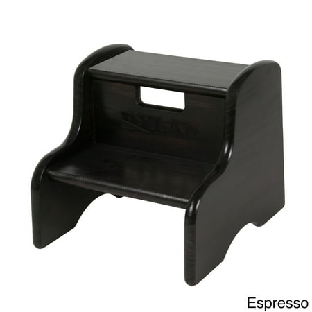 Child Wooden Step - Little Colorado Child Wooden Step Stool Espresso