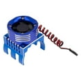 thumbnail image 2 of 1/8 1/10 RC Modelo Motor Disipador de calor Camiones Orugas Vehículos Modelo Buggy Motor de metal Azul, 2 of 8