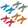 thumbnail image 3 of 2 Pieces Remote Control Car Front Swing Arms Steering Gear Metal DIY Repair Tools Reinforcement Replacement for WLtoys A949 A959 red, 3 of 6