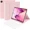 Pink, variant on Keyboard Case for iPad Air 13 inch M4 2026 M3 2025 M2 2024 Detachable Wireless Keyboard Case for iPad Pro 12.9 inch 6th 5th 4th 3rd Generation 2022 2021 2020 2018 with Pen holder