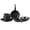 Black+17p, variant on 17 Piece Pots and Pans Set Nonstick Granite Coating Kitchen Cookware Induction Compatible Black