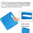 thumbnail image 5 of Kids Case for Apple iPad 10.2 Inch 2021/2020/2019, iPad 9th/8th/7th Generation Case with Rotating Handle/ Stand Lightweight Soft EVA Shockproof Rugged for iPad 10.2 Inch Tablet, Blue, 5 of 7