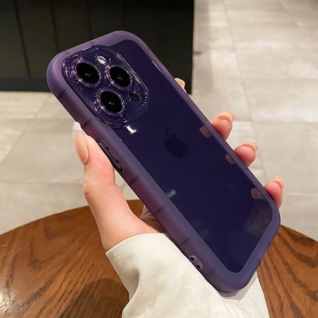Funda de silicona a prueba de golpes para iPhone, protector de lente transparente para iPhone 14, 13, 12, 11 Pro, Max, X, XR, XS, 7, 8 Plus, SE Fivean unisex