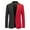 Red, variant on EQWLJWE Mens Blazer Suit Jackets Color Block Slim Fit Coat Long Sleeve Lapel One Button Patchwork Jacket Gift for Brother White XL