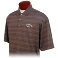 thumbnail image 1 of Monterey Club Men's Multi Stripe Jacquard Texture Golf Polo Shirt #1602, 1 of 2