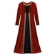 thumbnail image 5 of Vestido de Cosplay Medieval renacentista para niñas, disfraz de manga larga con flores doradas, vestido de princesa Retro, disfraz romano antiguo, 5 of 5