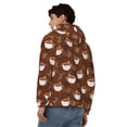 thumbnail image 4 of Kdxio Cute Sloths Bear Relaxing In Coffee Cup Print Men Hoodies Casual Hoodies for Men with Zip Pockets Full Zip Long Sleeve Sweatshirt Sports Hooded Jacket-Medium, 4 of 5