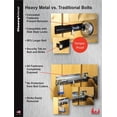 thumbnail image 3 of Fenix  Zinc-Plated  Metal  Slide Bolt, 3 of 3