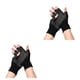 thumbnail image 3 of Soidarity Guantes de barra para motocicleta, guantes de Fitness, mitones sin dedos, cómodos, a prueba de viento, antideslizantes, accesorios Negro 5 sin dedos 2piezas, 3 of 6