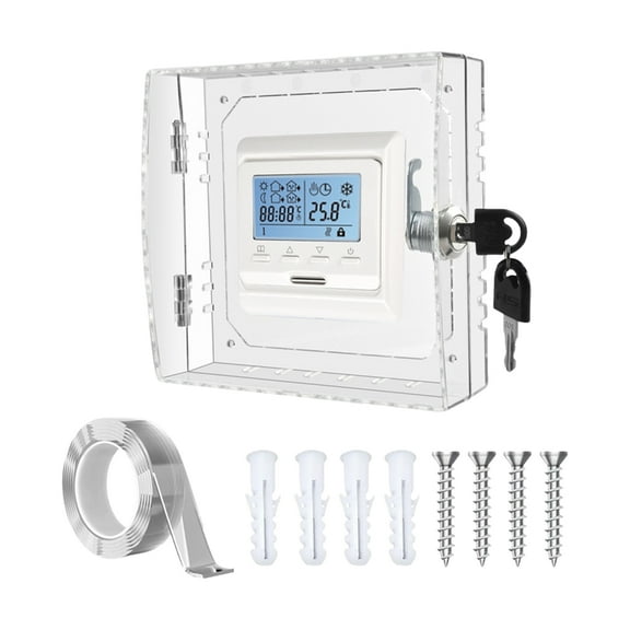 Sinyiin Universal Thermostat Lock Box Keyed Access for Wall Mounted Temperature Control