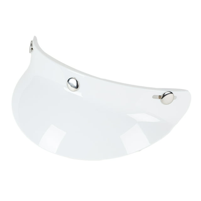 3 Snap-Button Visor Lens Visor Flip Up Wind for Open Face Motorcycle