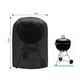 thumbnail image 3 of Waterproof BBQ Cover, Round BBQ Cover 71x68cm BBQ Tarp Cover Waterproof UV Protective Cover (Black), 3 of 5