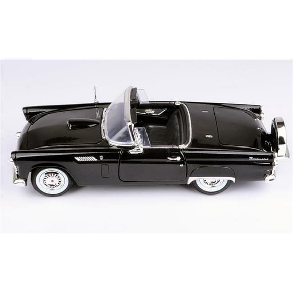 1956 Ford Thunderbird Intemporel Classiques Voiture Miniature pour 1-18 Échelle & 44; Noir